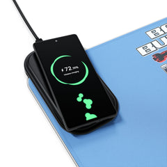 Body Builder Robotics Division - LED Gaming Mouse Pad with wireless charging - Witty Twisters Fashions