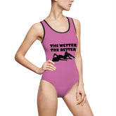 The Wetter The Better - Women's Classic One-Piece Swimsuit - Witty Twisters Fashions