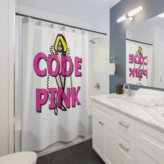 Code Pink - Shower Curtains - Witty Twisters Fashions
