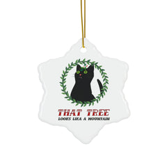 That Tree Looks Like A Mountain - Ceramic Ornaments - Witty Twisters Fashions