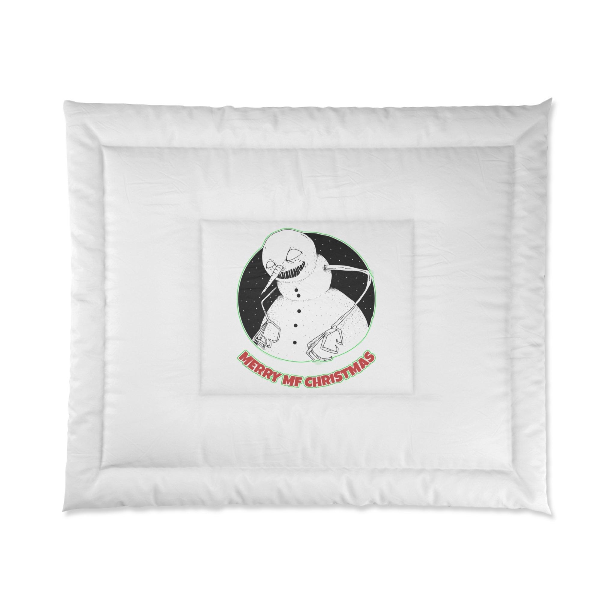 Merry MF Christmas - Bed Comforter - Witty Twisters Fashions