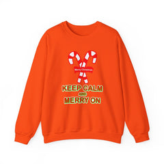 Keep Calm and Merry On - Sweatshirt - Witty Twisters Fashions