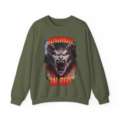 Animal In Bed - Sweatshirt - Witty Twisters Fashions