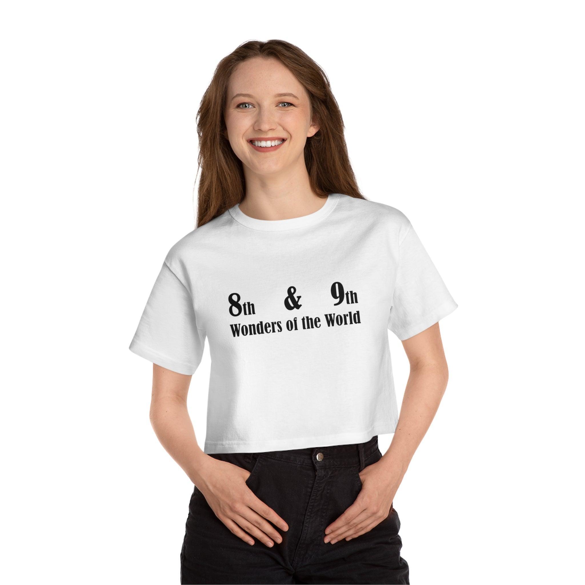 8th and 9th Wonders of the World - Women's Champion Crop Top - Witty Twisters Fashions