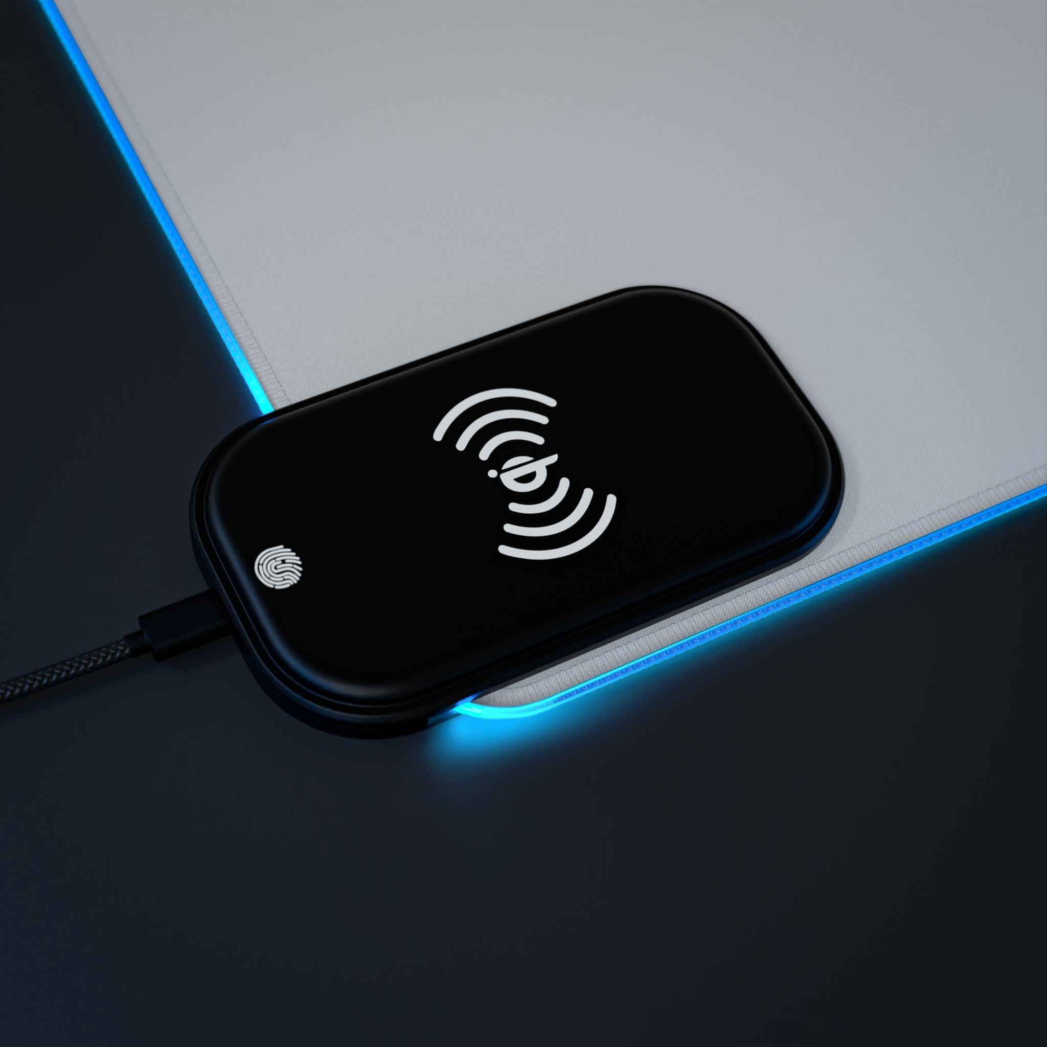 Go Ahead Make Your Play - LED Gaming Mouse Pad with wireless charging - Witty Twisters Fashions