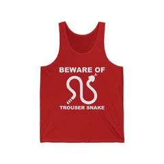 Beware Of Trouser Snake - Tank Top - Witty Twisters Fashions