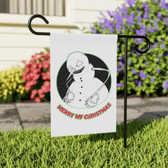 Merry MF Christmas - Garden and House Banner - Witty Twisters Fashions