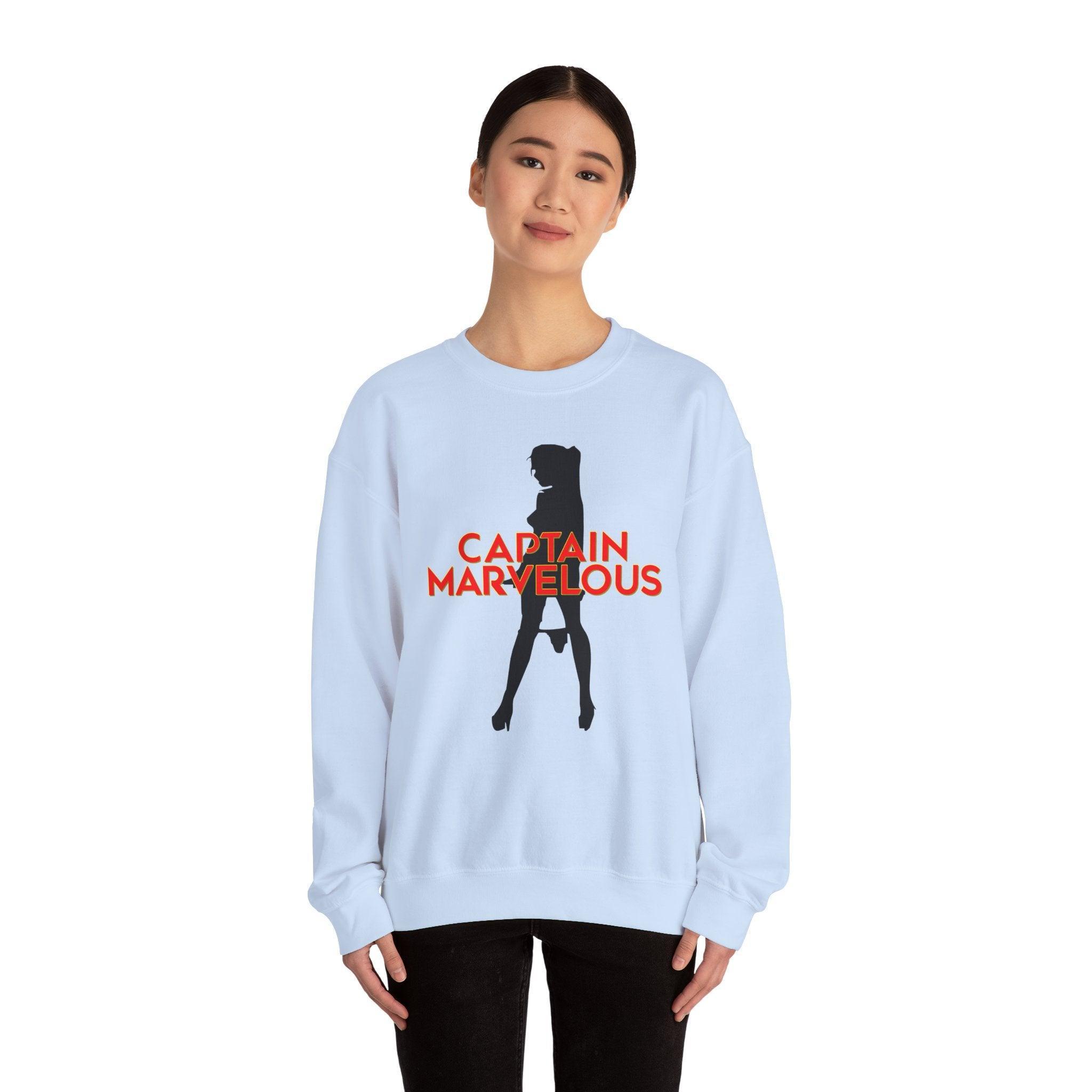 Captain Marvelous - Sweatshirt - Witty Twisters Fashions