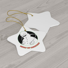 Merry MF Christmas - Ceramic Ornaments - Witty Twisters Fashions