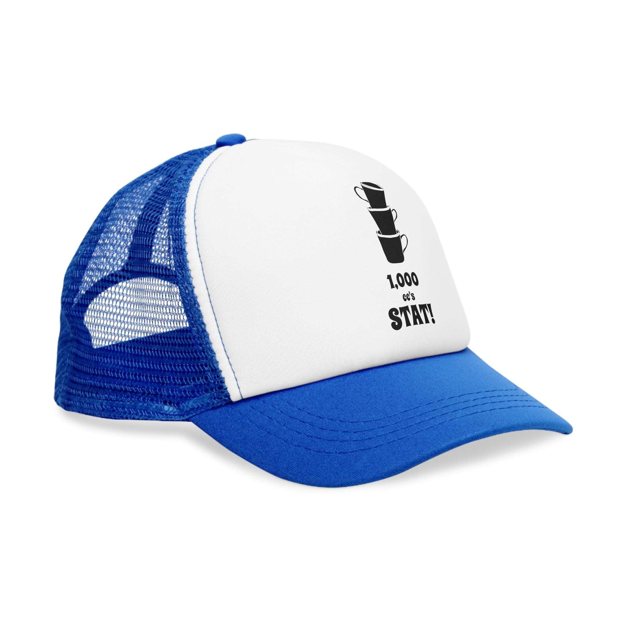 1,000 cc's Stat! - Mesh Trucker Hat - Witty Twisters Fashions