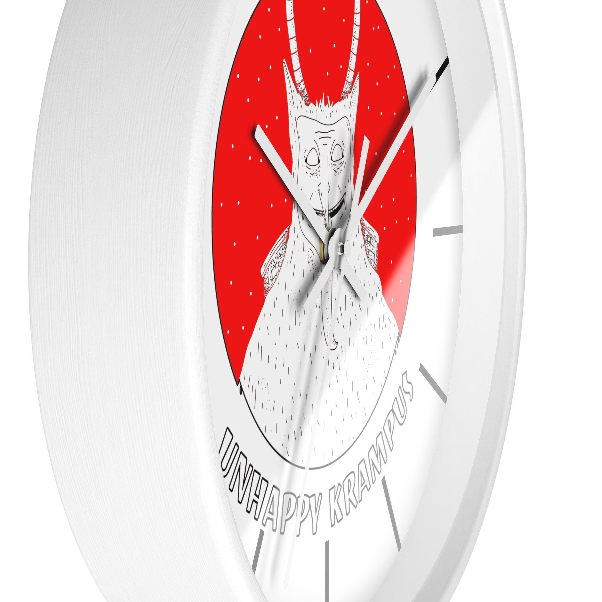 Unhappy Krampus - Wall Clock - Witty Twisters Fashions