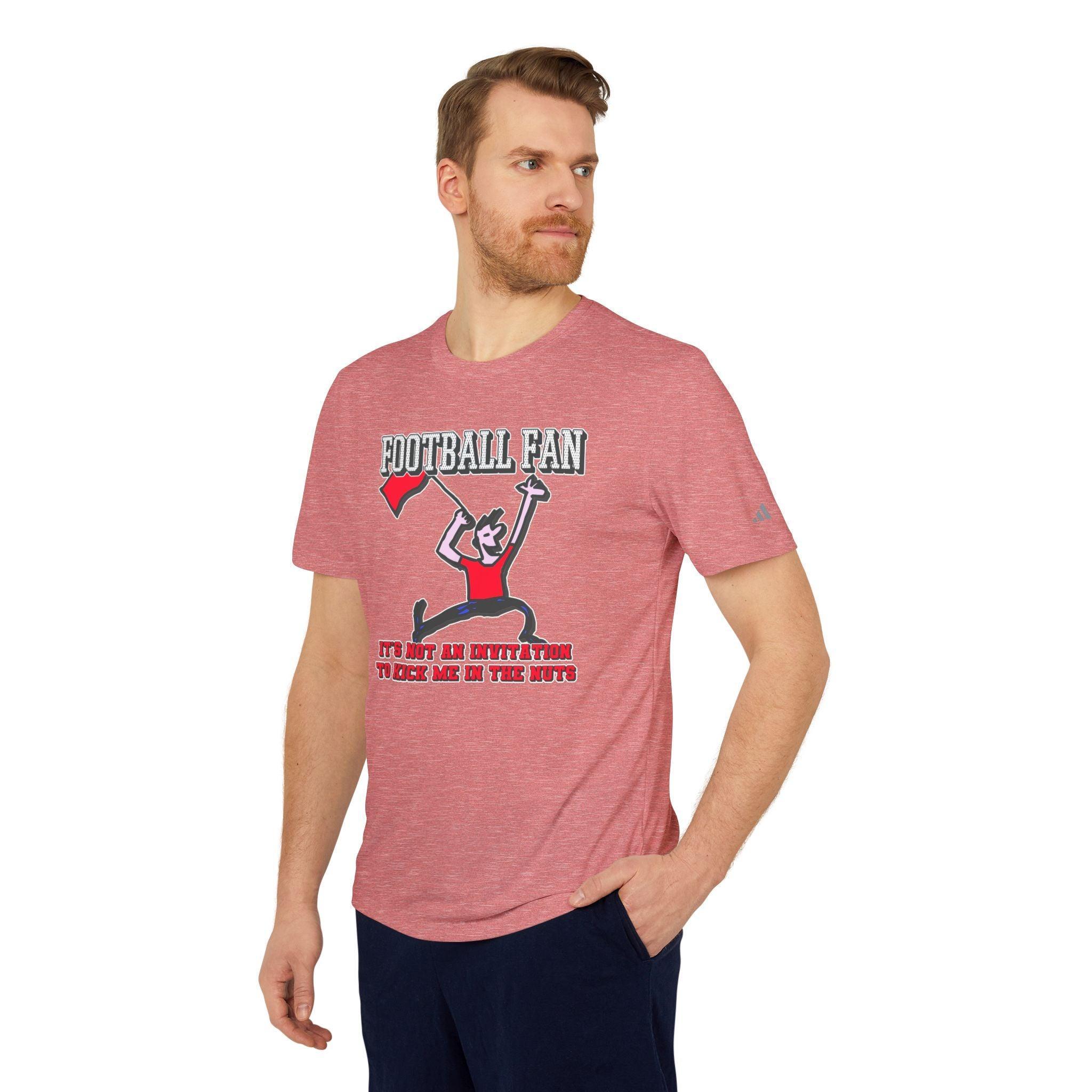 Football Fan - adidas® Unisex Sport T-shirt - Witty Twisters Fashions