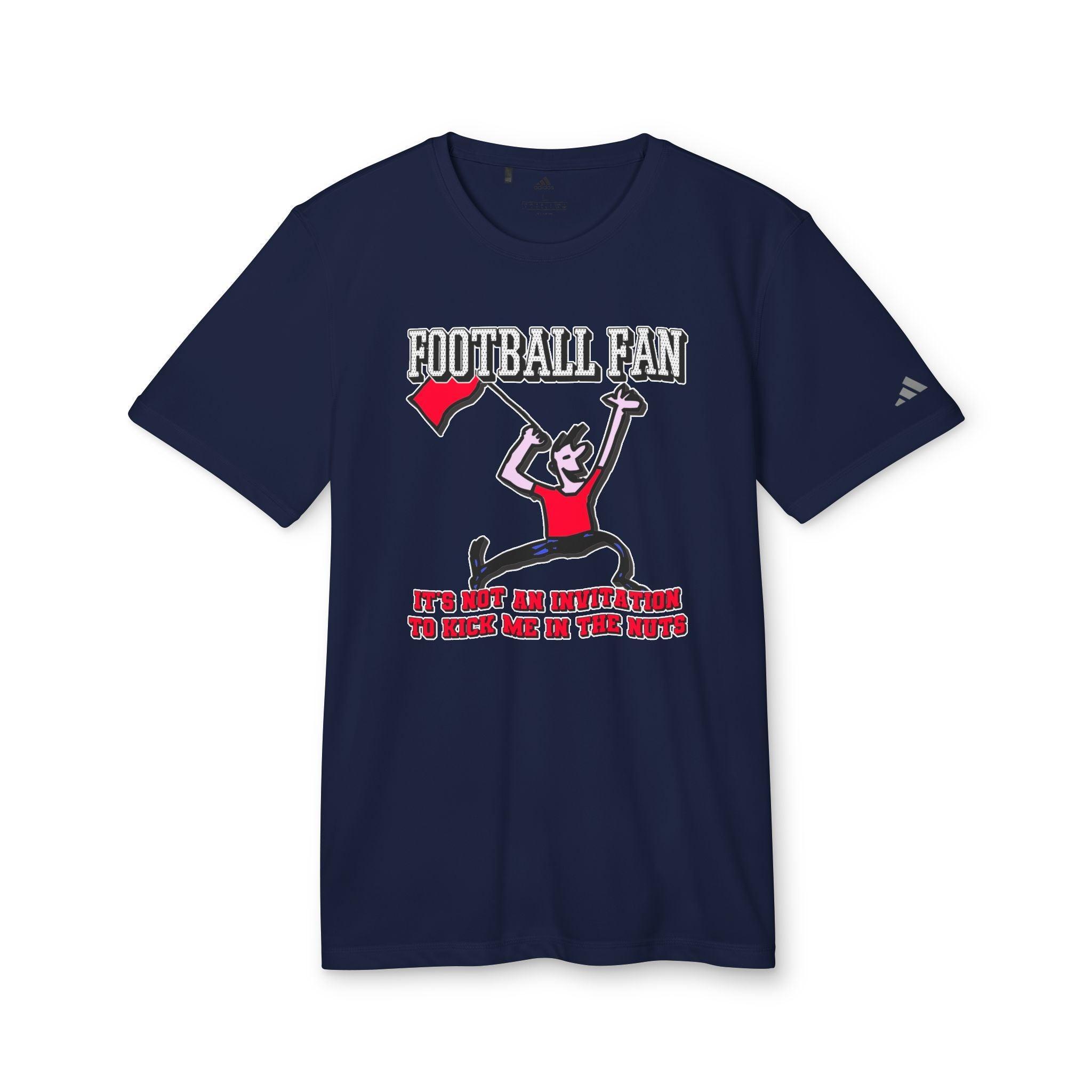 Football Fan - adidas® Unisex Sport T-shirt - Witty Twisters Fashions