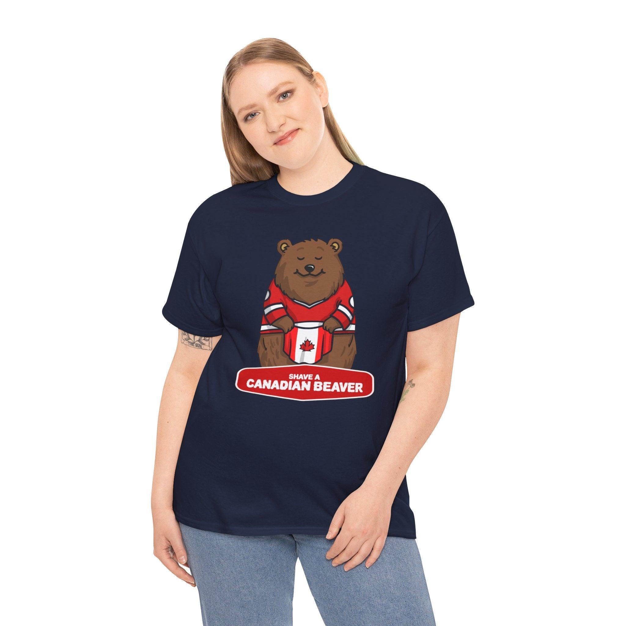 Shave a Canadian Beaver - Animal T-Shirt - Witty Twisters Fashions