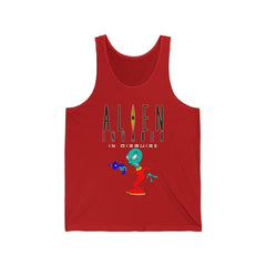 Alien Invader In Disguise - Tank Top - Witty Twisters Fashions