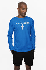A Holiness - Long-Sleeve Tee - Witty Twisters Fashions