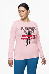 A Human A Day Helps Keep The Munchies at Bay - Long-Sleeve Tee - Witty Twisters Fashions