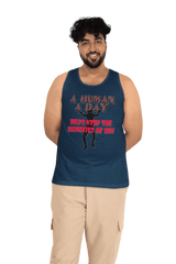 A Human A Day Helps Keep The Munchies at Bay - Tank Top - Witty Twisters Fashions