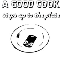 A good cook steps up to the plate - Cooking Apron - Witty Twisters Fashions