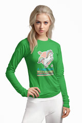 A unicorn with a horn it better be porn - Long-Sleeve Tee - Witty Twisters Fashions