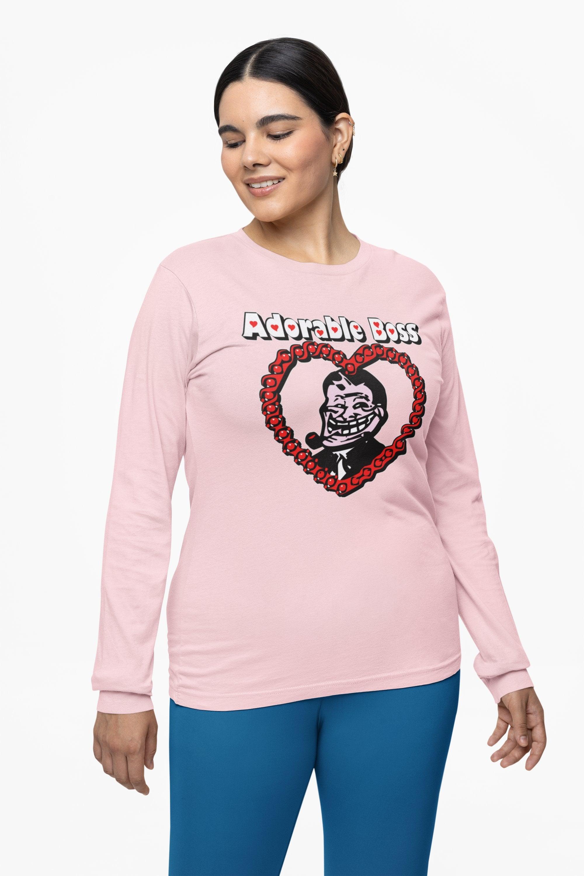 Adorable Boss - Long-Sleeve Tee - Witty Twisters Fashions