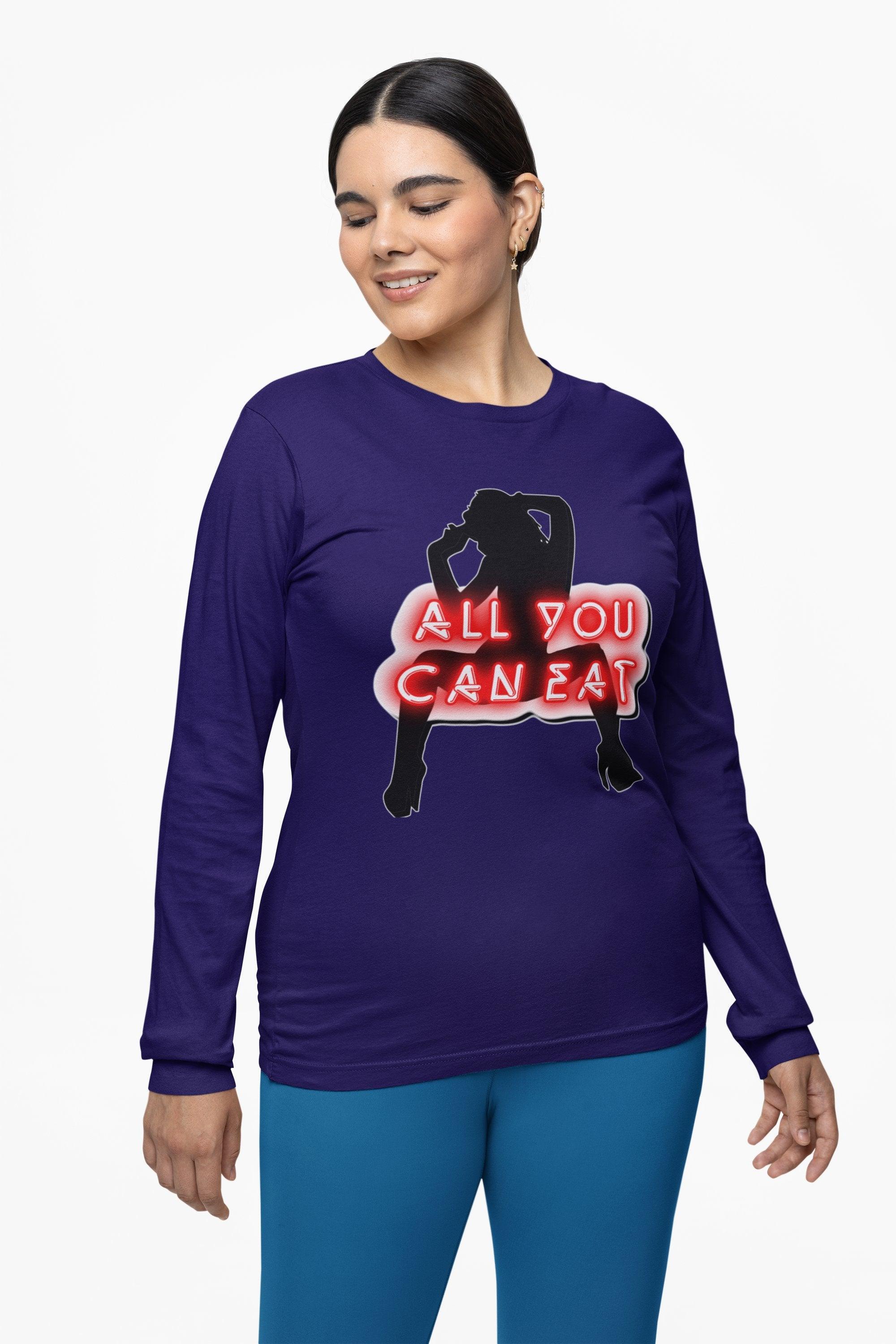 All You Can Eat - Long-Sleeve Tee - Witty Twisters Fashions
