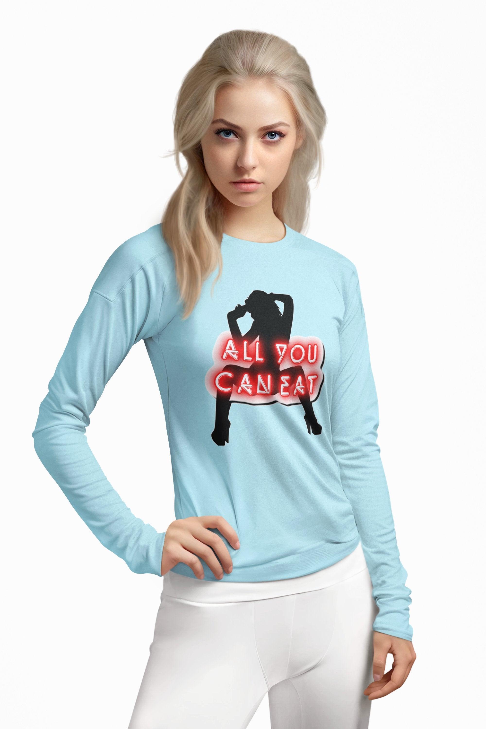 All You Can Eat - Long-Sleeve Tee - Witty Twisters Fashions