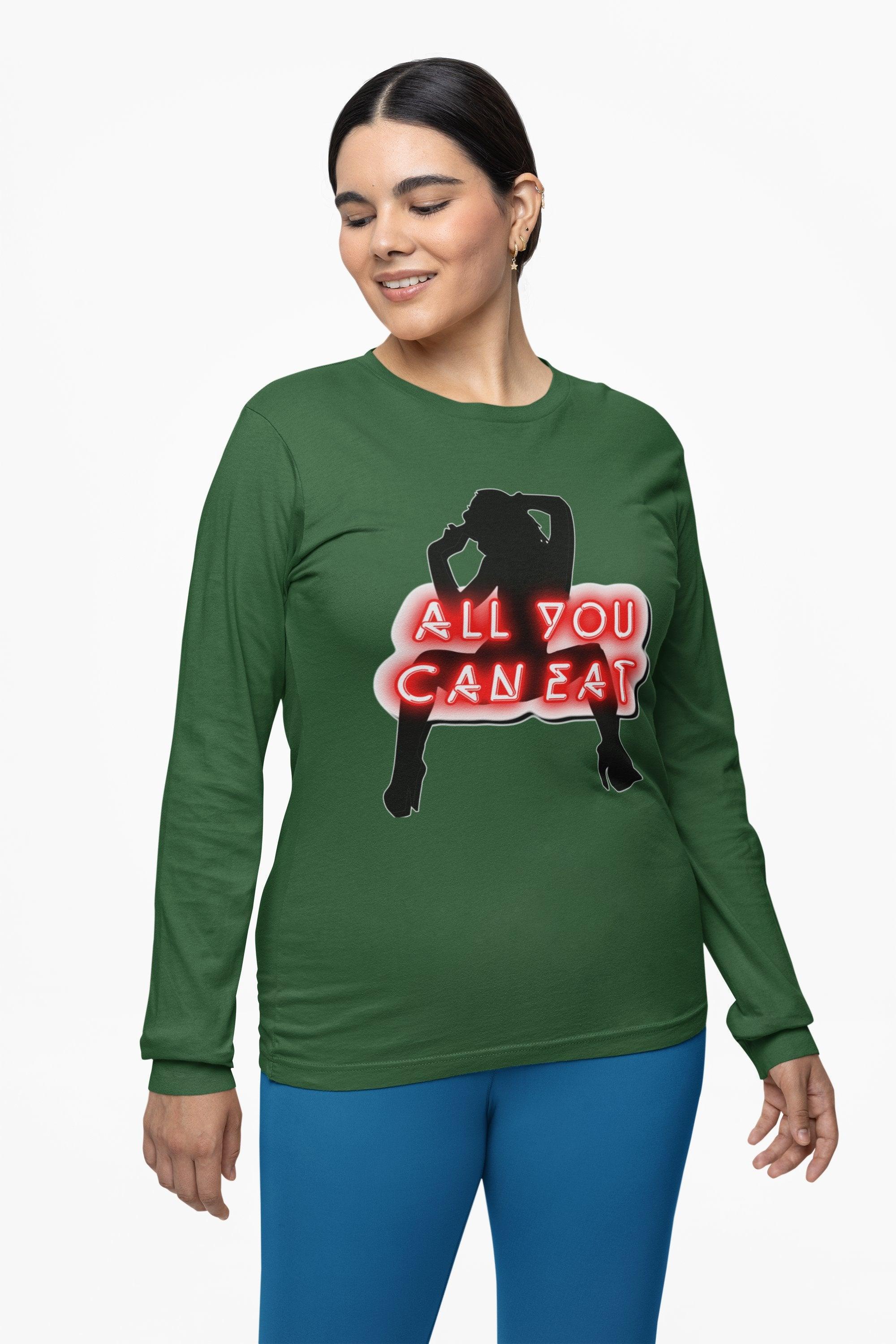 All You Can Eat - Long-Sleeve Tee - Witty Twisters Fashions