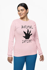 Animal Inside - Long-Sleeve Tee - Witty Twisters Fashions
