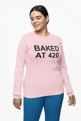 Baked At 420 - Long-Sleeve Tee - Witty Twisters Fashions