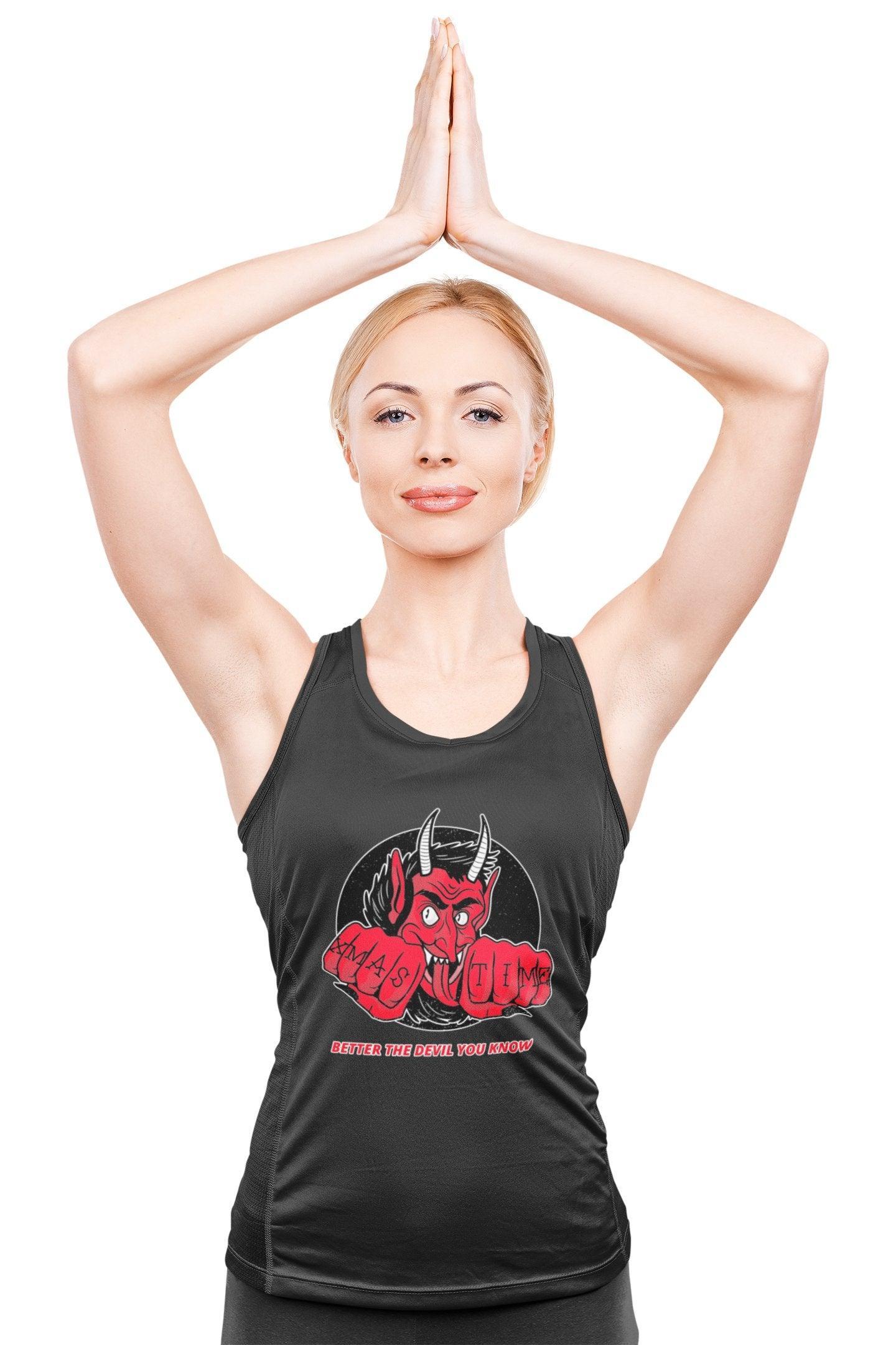 Better the devil you know Xmas time - Tank Top - Witty Twisters Fashions