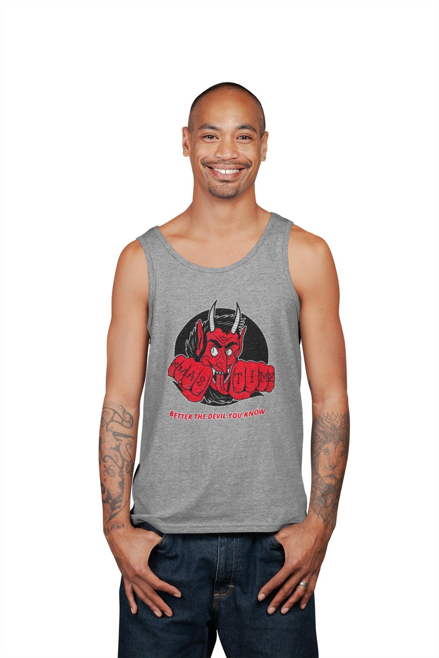 Better the devil you know Xmas time - Tank Top - Witty Twisters Fashions