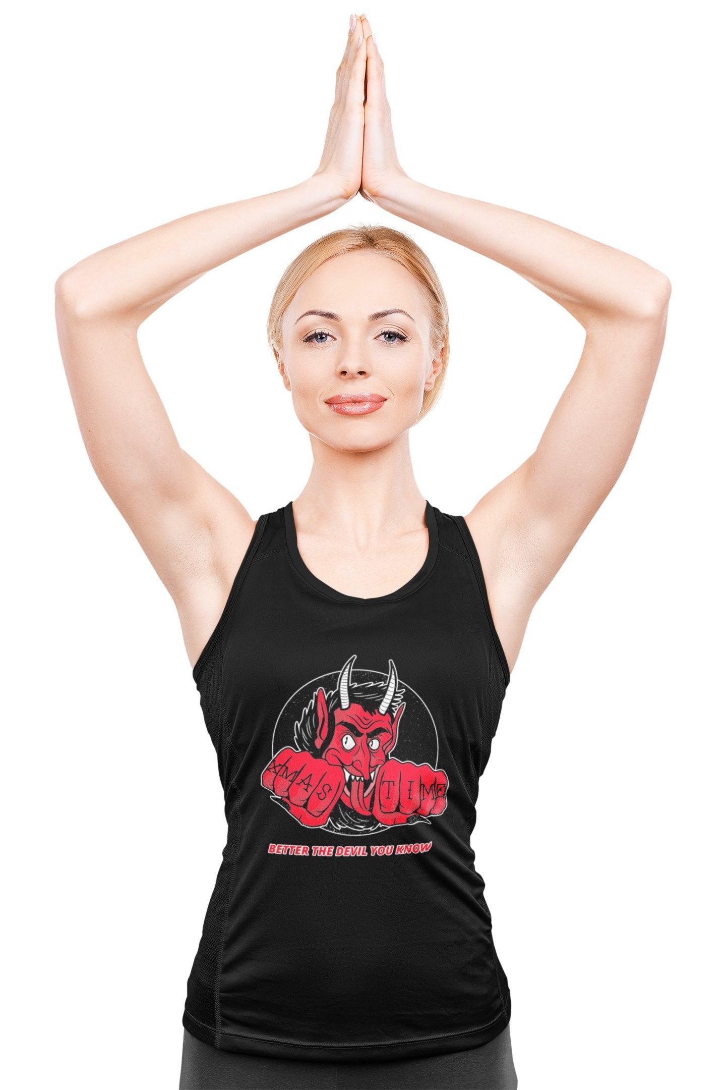 Better the devil you know Xmas time - Tank Top - Witty Twisters Fashions