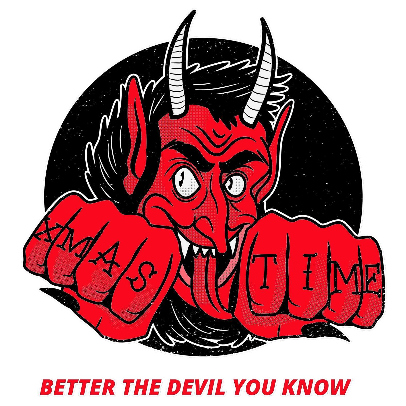 Better the devil you know Xmas time - Hoodie - Witty Twisters Fashions