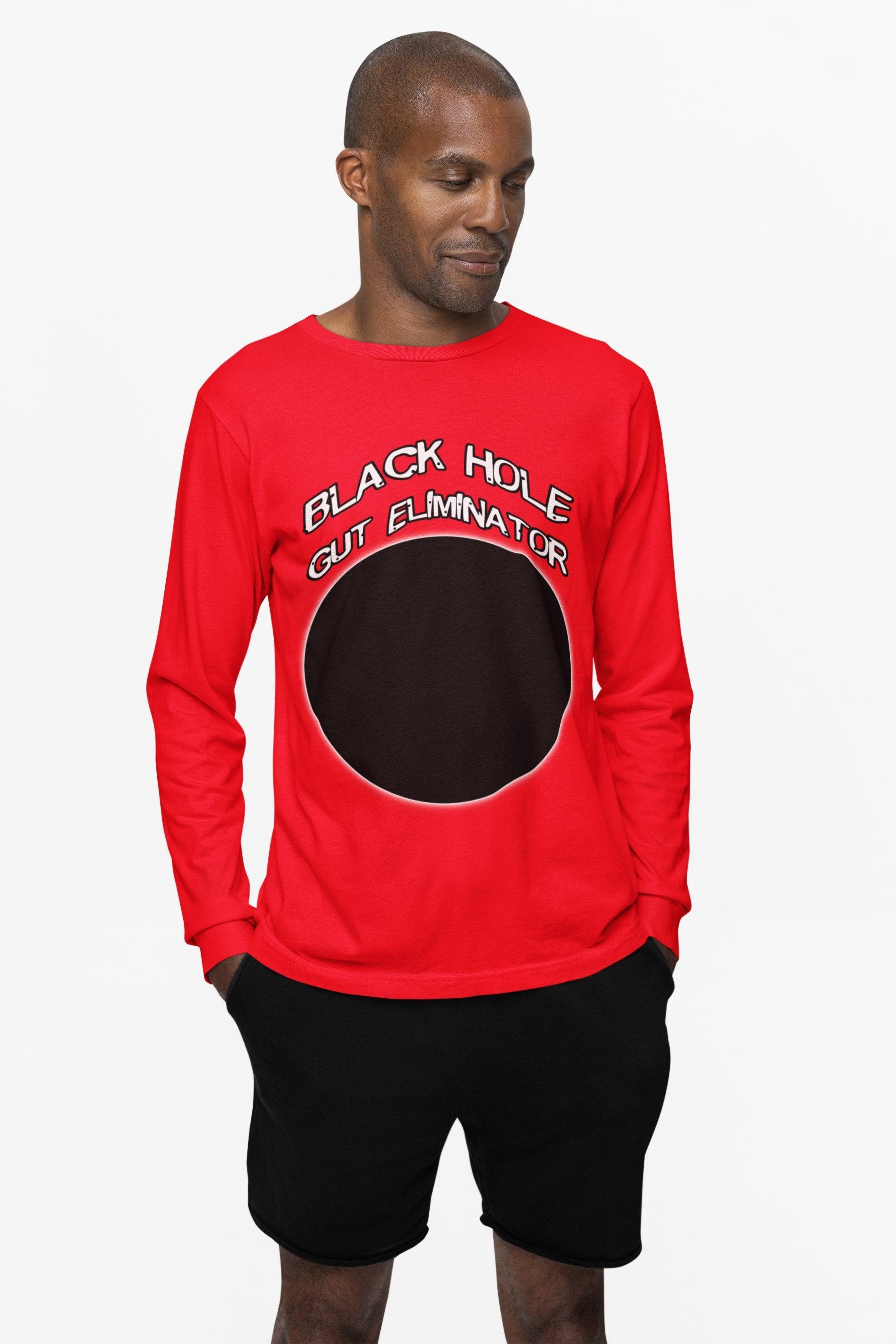 Black Hole Gut Eliminator - Long-Sleeve Tee - Witty Twisters Fashions