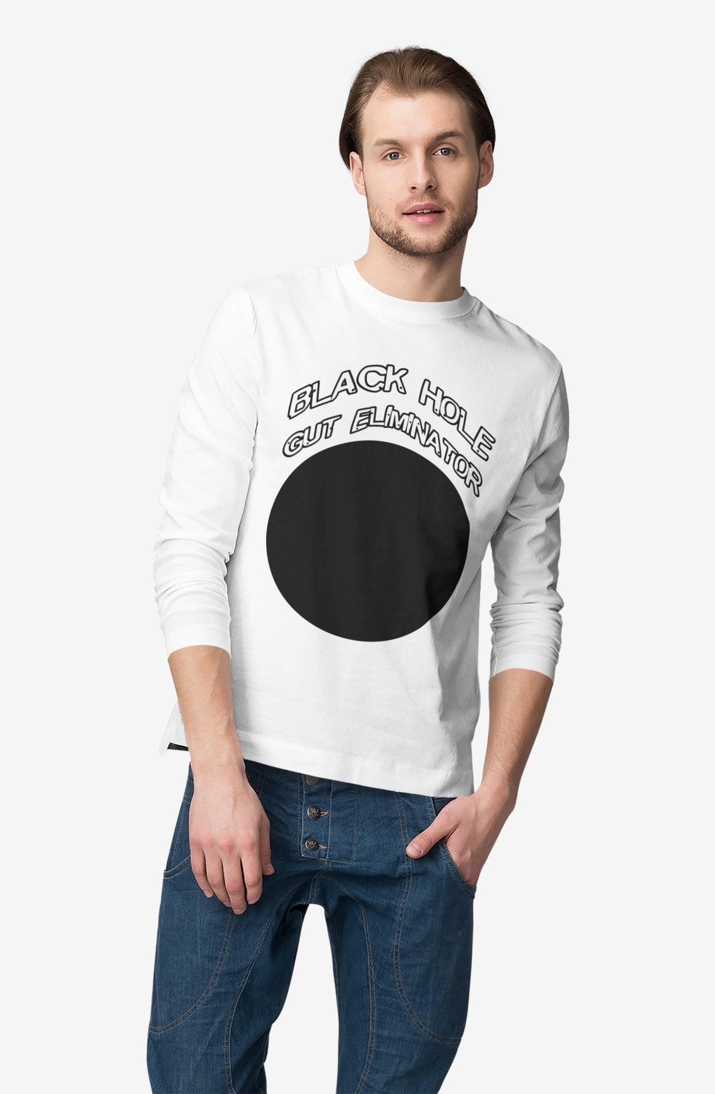 Black Hole Gut Eliminator - Long-Sleeve Tee - Witty Twisters Fashions