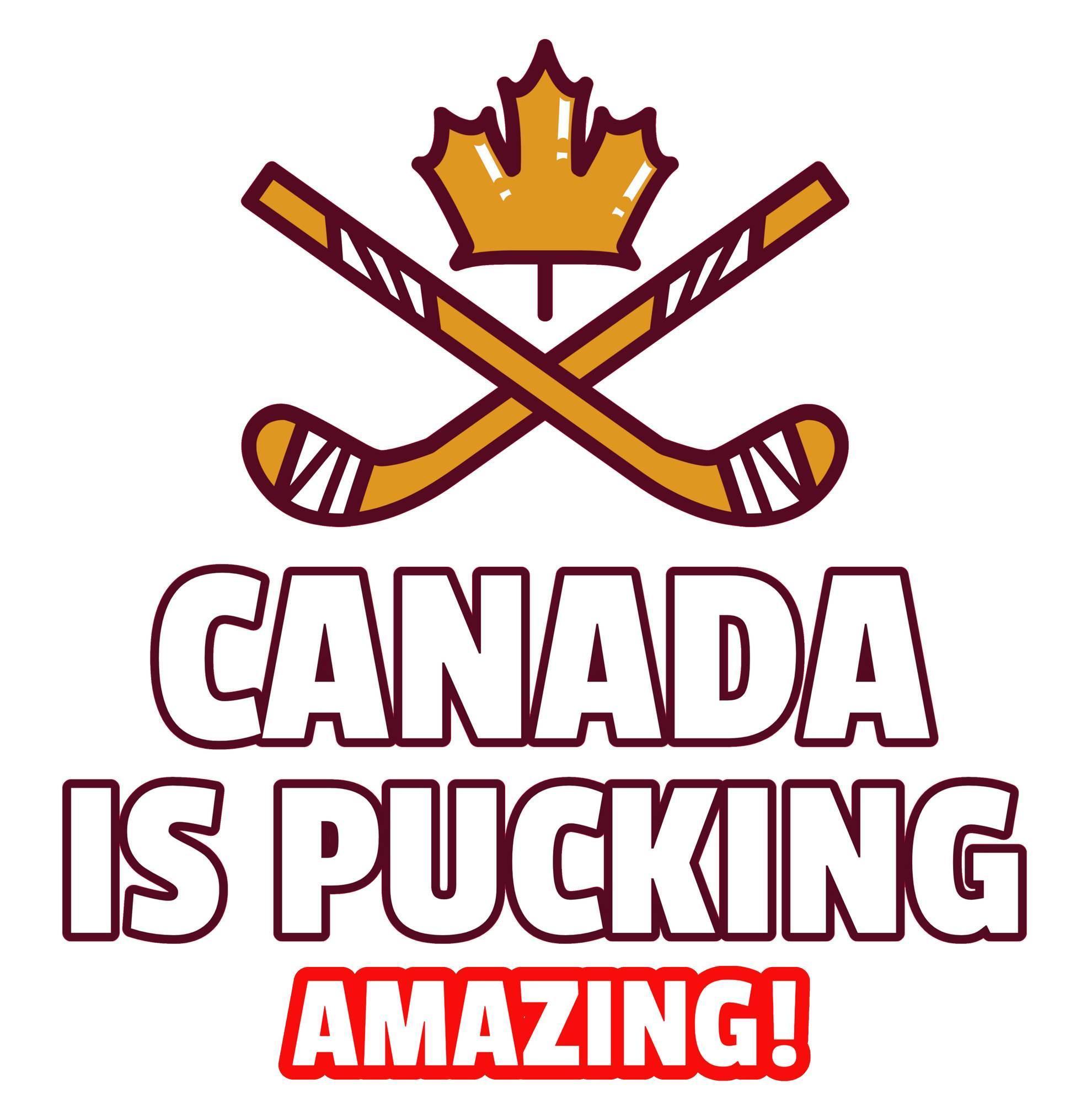 Canada Is Pucking Amazing! - Men's Puffer Jacket - Witty Twisters Fashions