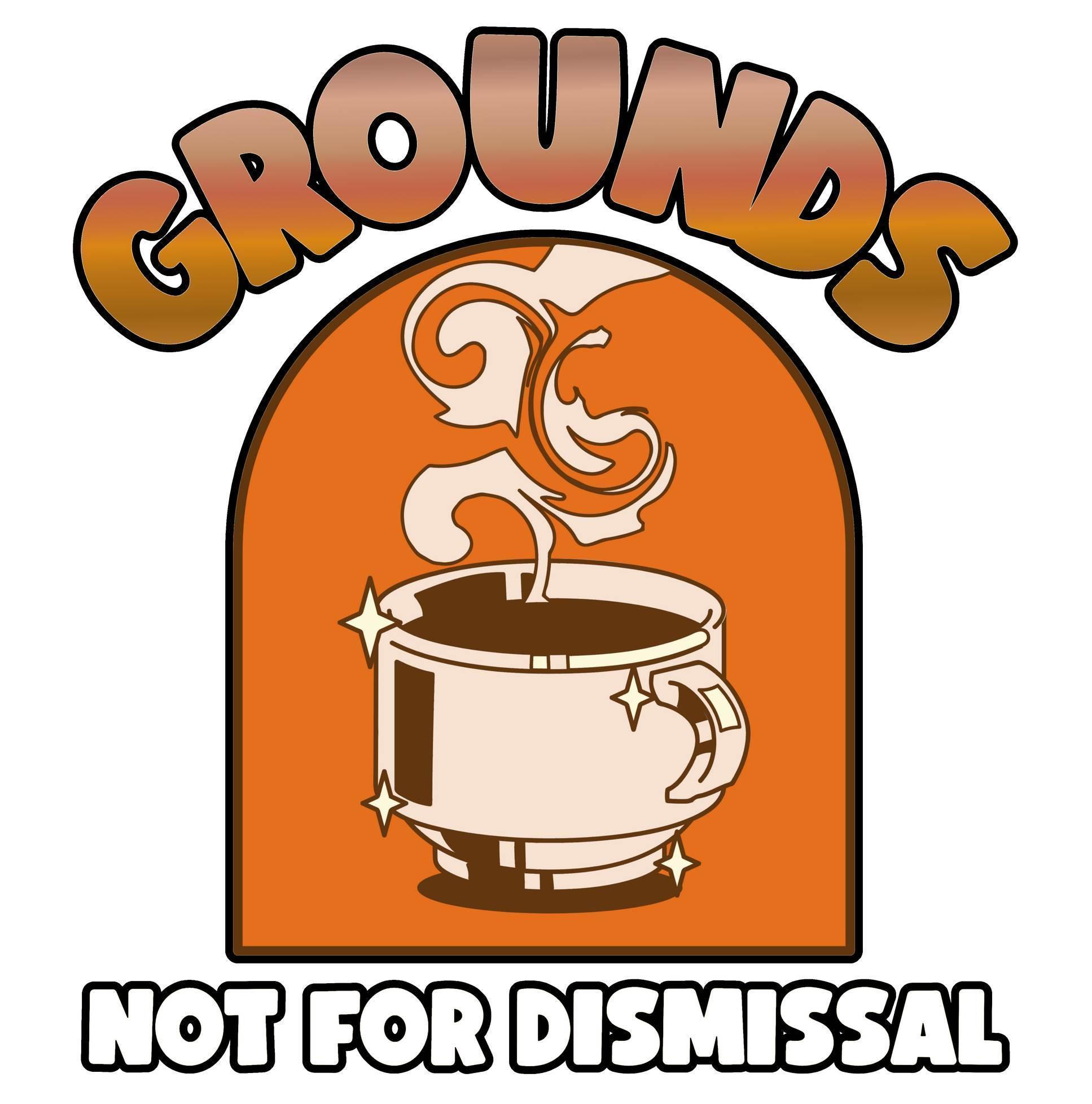 Grounds Not For Dismissal - Enamel Camping Coffee Cup - Witty Twisters Fashions