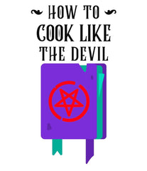 How to cook like the devil - Cooking Apron - Witty Twisters Fashions