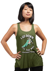 I Go Down All The Way To The Bottom Of My Toes - Women's Tank Top - Witty Twisters Fashions