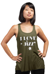 I Love Jizz - Women's Tank Top - Witty Twisters Fashions