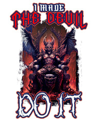 I made the devil do it - Framed Poster - Witty Twisters Fashions
