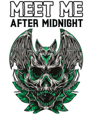 Meet Me After Midnight - Black Necktie - Witty Twisters Fashions