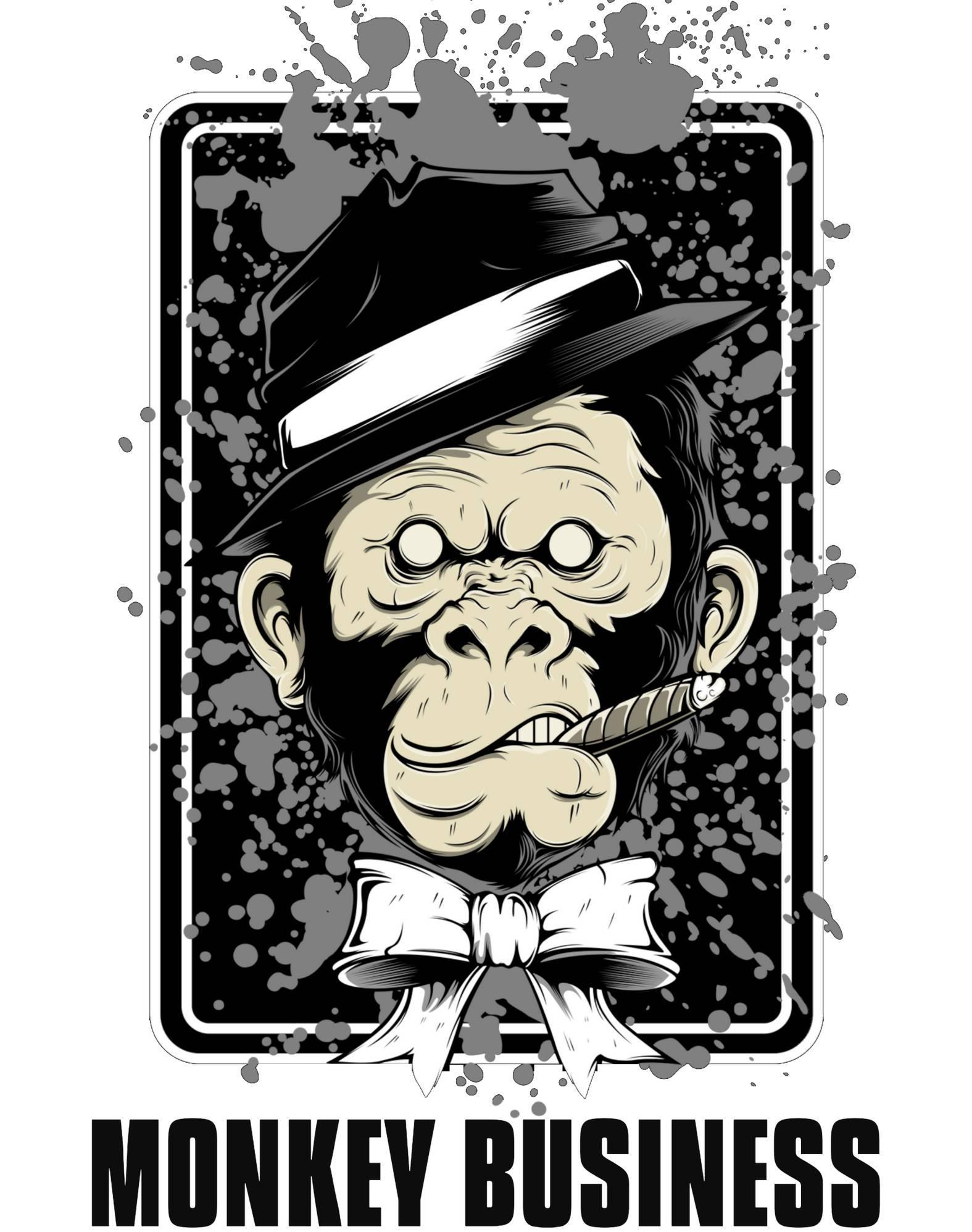 Monkey Business - Framed Poster - Witty Twisters Fashions