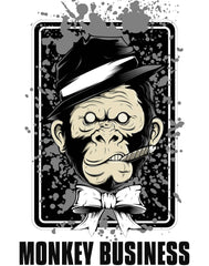 Monkey Business - Framed Poster - Witty Twisters Fashions