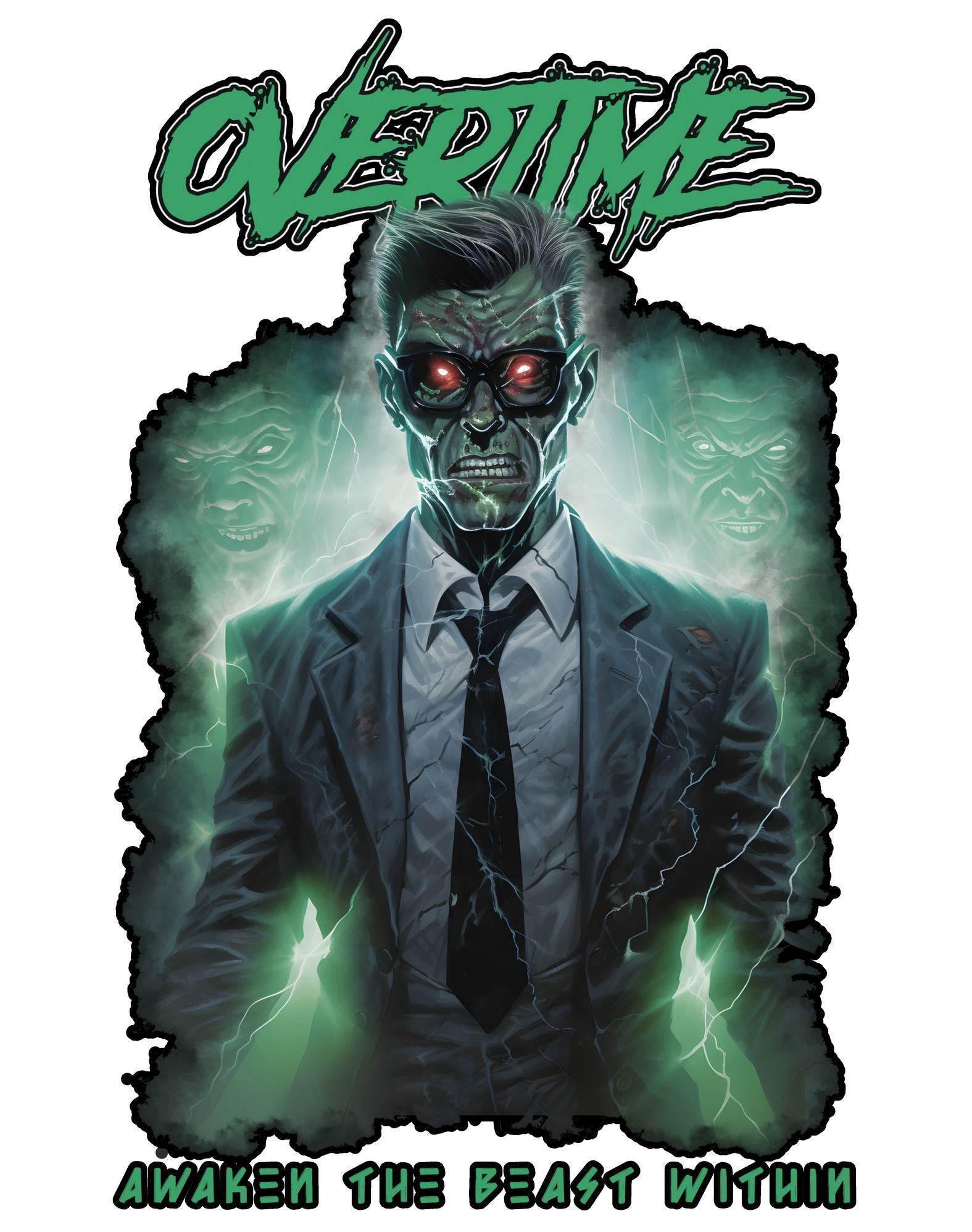 Overtime Awaken the beast within - Framed Poster - Witty Twisters Fashions