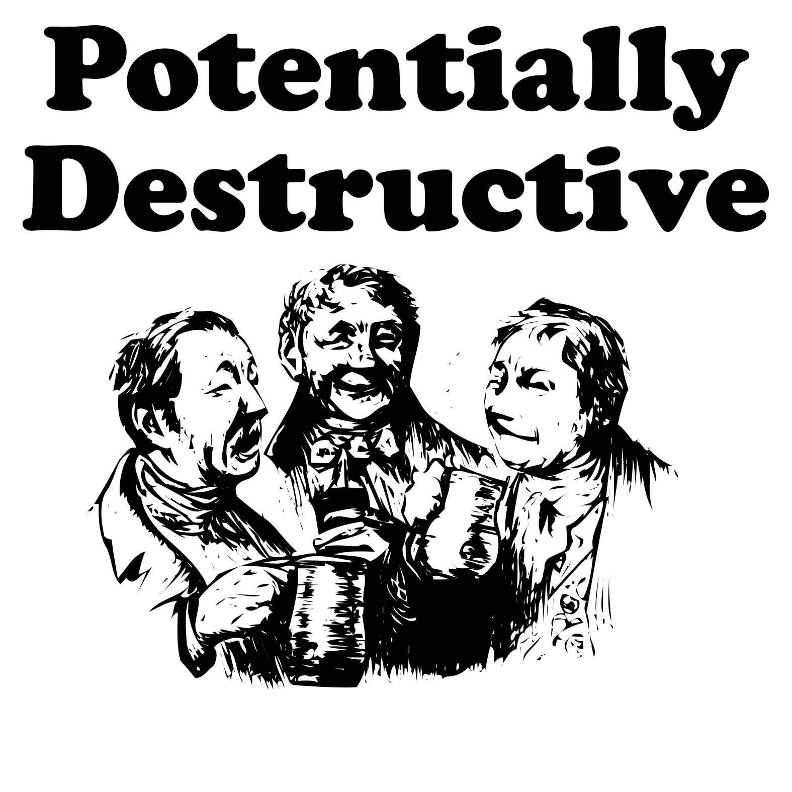 Potentially Destructive - T-Shirt - Witty Twisters Fashions