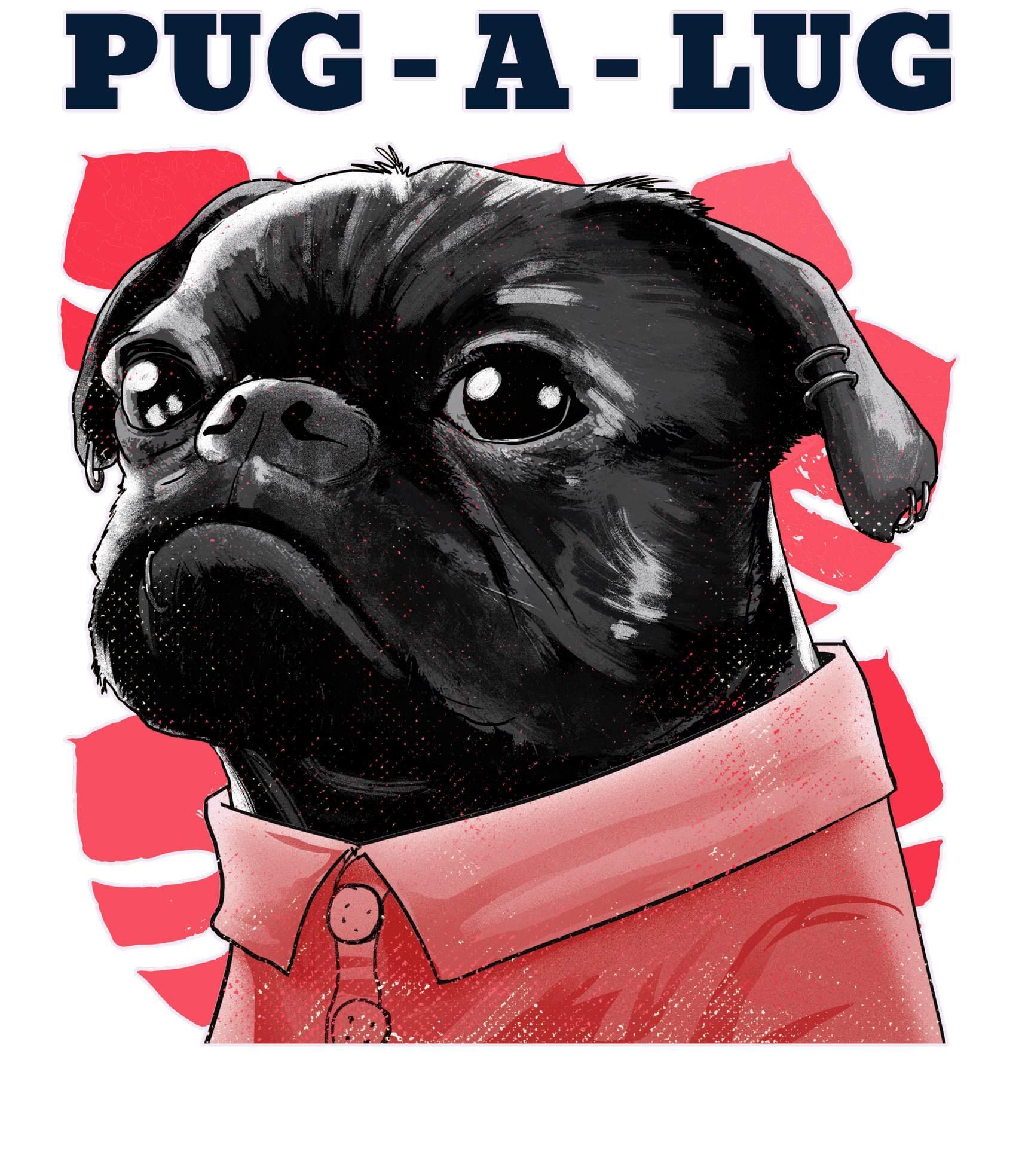 Pug-a-lug - Pet Hoodie - Witty Twisters Fashions