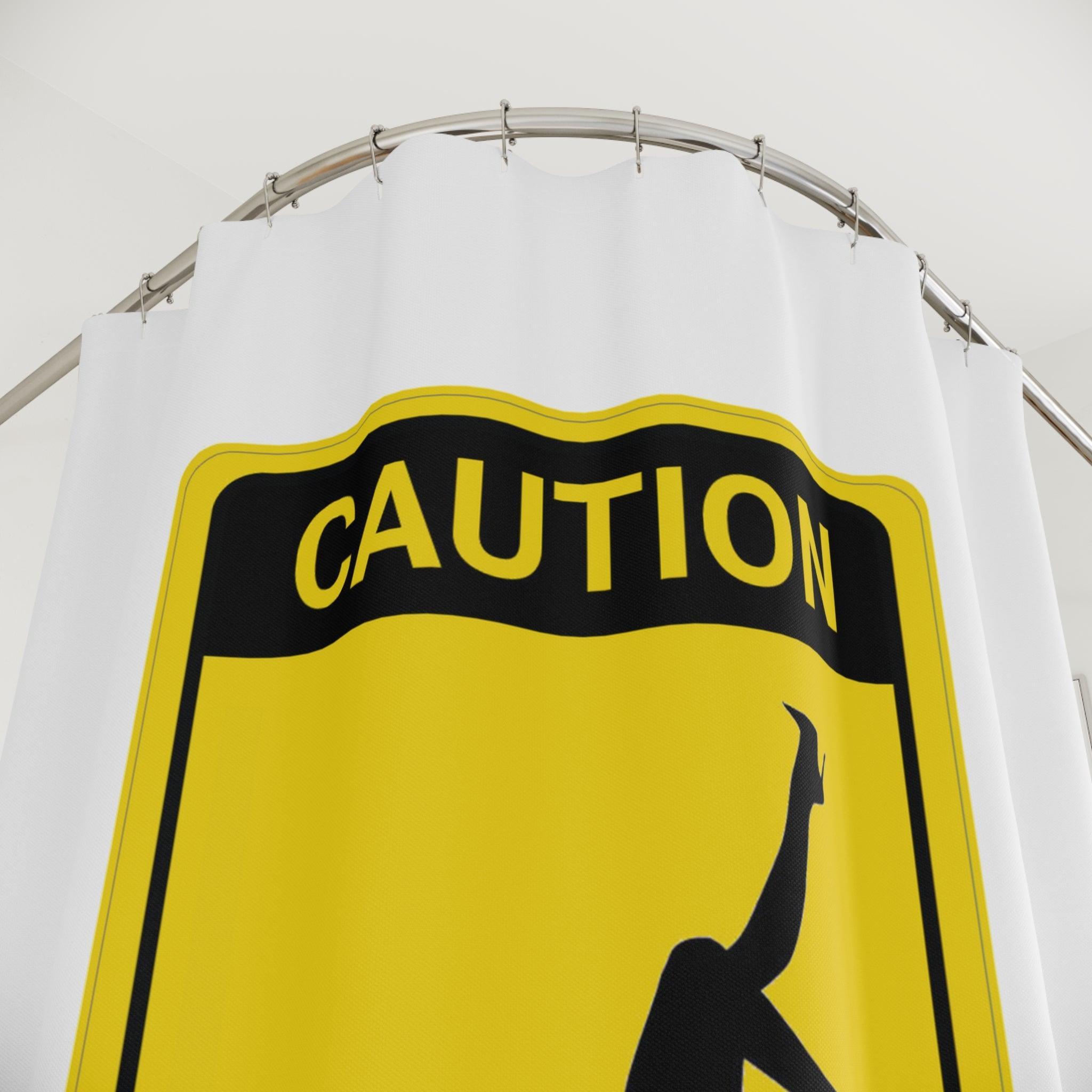 Caution Slippery When Wet - Shower Curtains - Witty Twisters Fashions