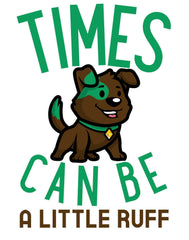 Times can be a little ruff - Wall Clock - Witty Twisters Fashions